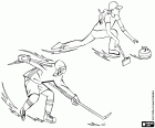 I due sport di squadra che fanno parte dei giochi olimpici invernali sono curling e hockey su ghiaccio