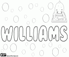 Williams, nome maschile in inglese, variante de William. È anche un cognome inglese