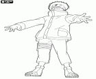 Shino Aburame, un chunin ninja del clan Aburame, un personaggio di Naruto