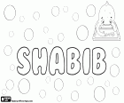 Shabib, nome musulmano con origine araba per ragazzo, variante di Shabeeb