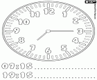 07:15 e 19:15, sono le sette e un quarto, come indicato da lancette dell'orologio che si trova a quindici minuti passato le sette del mattino o della sera