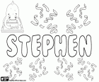 Stephen, nome maschile in inglese, variante di Steven, nome di origine greca, deriva da Stephanos