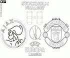 Ajax Amsterdam contro Manchester United, la finale della UEFA Europa League 2016-2017, mercoledì 24 maggio 2017, Friends Arena a Stoccolma, Svezia