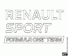 Il logo di Renault Sport F1 Team, una scuderia di Formula 1