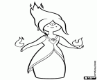 La pericolosa principessa dal Regno di Fuoco, Phoebe, la principessa Fiamma, un personaggio di Adventure Time