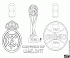 Real Madrid vs Gremio, la finale della Coppa del mondo per club FIFA 2017, il sabato 16 dicembre, presso il Zayed Sports City Stadium a Abu Dhabi, Emirati Arabi. FIFA Club World Cup UAE 2017