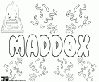 Maddox, nome maschile di origine inglese, derivato dal cognome gallese che significa "figlio di Madoc"