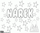 Narek, nome maschile con origine armena, variante di Narek