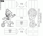 Il Campionato mondiale di calcio Russia 2018. La competizione si terrà dal 14 giugno al 15 luglio 2018. La fase finale dellla competizione, semifinali e finale, insieme a Zabivaka la mascotte e il logo ispirato nel trofeo. Conosciamo già i quattro semi finalisti: Francia vs Belgio e Croazia vs Inghilterra. Chi sarà nella finale di Mosca?