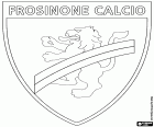 Emblema del Frosinone Calcio, una società calcistica italiana con sede a Frosinone, città del Lazio in Italia centrale