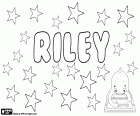 Riley è un nome usato in inglese per ragazzo e ragazza. Riley ha due origini, lo stesso cognome anglosassone e una variante del cognome irlandese Reilly, che deriva dal nome Raghailleach