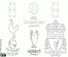 Tottenham vs Liverpool, finale di UEFA Champions League 2018-2019, Estadio Metropolitano, Madrid, Spagna, 1° giugno 2019