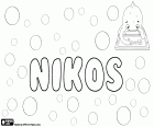Nikos, nome per ragazzo in greco, abbreviazione di Nikolaos, nome di origine greca