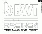 Logo di una squadra di corse automobilistiche, BWT Racing Point F1 Team