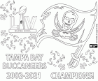 Tampa Bay Buccaneers ha vinto il titolo di campione del Super Bowl 2021 battendo i Kansas City Chiefs 31-9. Il quarterback Tom Brady ha vinto il titolo MVP del Super Bowl. Questo è il secondo Super Bowl dei Tampa Buccaneers dopo il titolo del 2002. La franchigia di Tampa è la prima a vincere il campionato nel proprio stadio