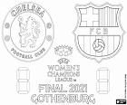 Finale di Champions League femminile UEFA 2020-2021  tra Chelsea FC e FC Barcelona, domenica 16 maggio 2021, allo stadio Gamla Ullevi di Göteborg, Svezia
