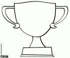 Una coppa da personalizzare, il trofeo per il primo posto in una competizione sportiva