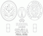 Eintracht Frankfurt contro Glasgow Rangers, finale della UEFA Europa League 2021-2022, mercoledì 18 maggio 2022, allo stadio Ramón Sánchez-Pizjuán di Siviglia, Spagna
