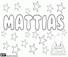 Mattias, nome per ragazzo in diverse lingue come svedese, estone, danese, norvegese e tedesco. Mattias, insieme alle sue varianti Matthias, Mathias, Matias, nome derivato dallo stesso nome greco di origine biblica