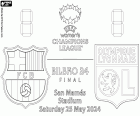 La finale di UEFA Women's Champions League 2023-2024 tra FC Barcelona e Olympique Lione, sabato 25 maggio 2024, allo stadio San Mamés di Bilbo - Bilbao, Euskadi o Paesi Baschi, Spagna