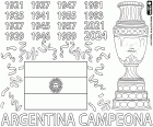 L'Argentina ha riconfermato il titolo di campione della Copa América nella finale giocata contro la Colombia con un gol solitario di Lautaro Martínez nei tempi supplementari. Con questo campionato 2024, la nazionale argentina ha raggiunto il record con sedici titoli continentali, seguita dall'Uruguay con quindici campionati