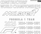 Il team britannico McLaren ha difeso con successo il titolo di Campione del Mondo Costruttori di Formula 1 per la stagione 2025, con Lando Norris campione e Oscar Piastri terzo nella classifica piloti. Questo è il decimo titolo per il team di Woking; i precedenti titoli sono stati vinti nel 1974, 1984, 1985, 1988, 1989, 1990, 1991, 1998 e 2024.