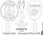 Colora PSG vs Arsenal, finale 2025-2026