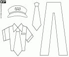 Colora Uniforme da pilota di aereo