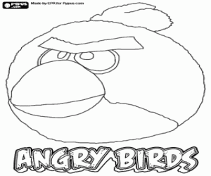 Colora Red Bird, un uccello di Angry Birds
