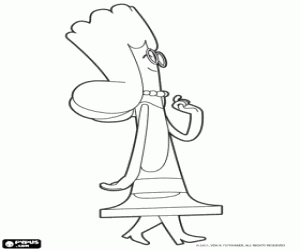 Colora La regina di Jammbo, dal lato