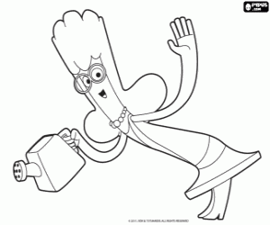 Colora La regina di Jammbo nel giardino