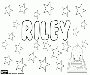 Colora Riley, nome inglese unisex