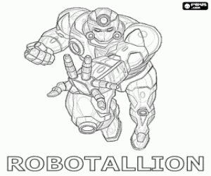 Colora Robotallion è un robot  Bakugan