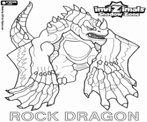 Colora Rock Dragon, Invizimals Le creature ombra