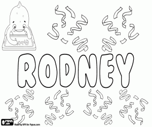 Colora Rodney, nome inglese per ragazzo