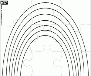Colora Rompicapo di arcobaleno
