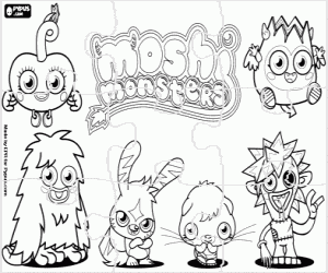 Colora Rompicapo di Moshi Monsters