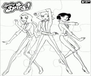 Colora Rompicapo di Totally Spies