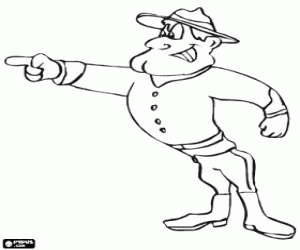 Colora Régia polizia a cavallo canadese