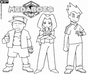 Colora Samantha, Sloan e Spike, Medabots