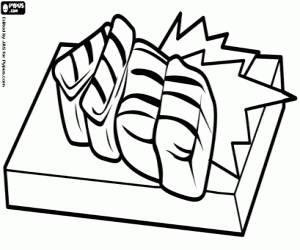 Colora Sashimi, pesce crudo giapponese