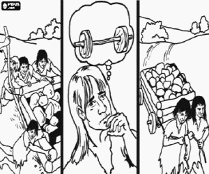 Colora La scoperta della ruota