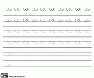 Colora Scrivere con la consonante C