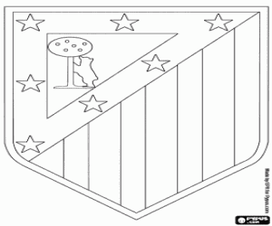 Colora Scudo Atlético de Madrid