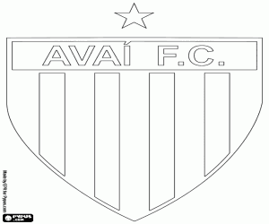 Colora Scudo di Avaí Futebol Clube