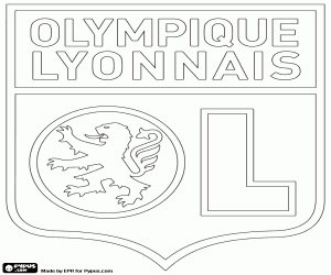 Colora Scudo dell'Olympique Lione