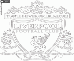 Colora Scudo del Liverpool FC
