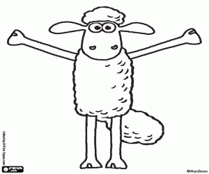 Colora Shaun a braccia aperte