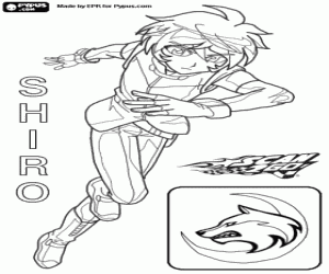 Colora Shiro Shibakusa, personaggio di Scan2Go