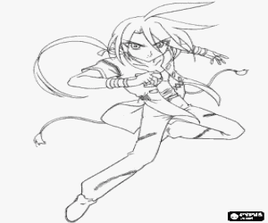 Colora Shun, un personaggio di Bakugan